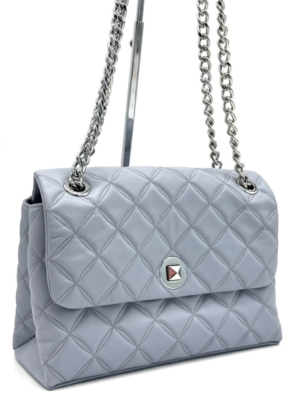 Kate Spade Natalia Medium Flap Shoulder Bag Midnight Blue